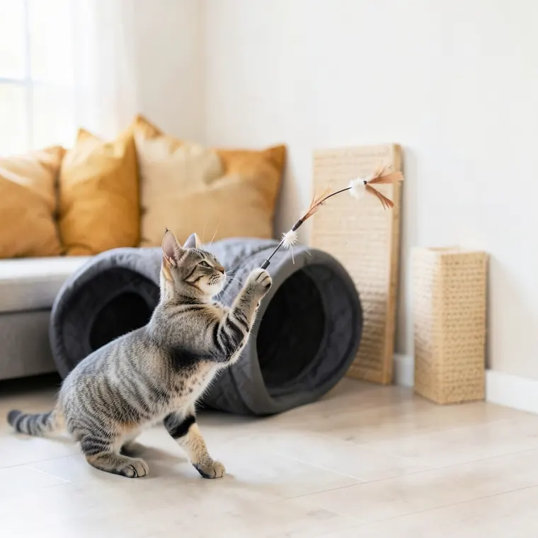 Cat play and enrichment accessories