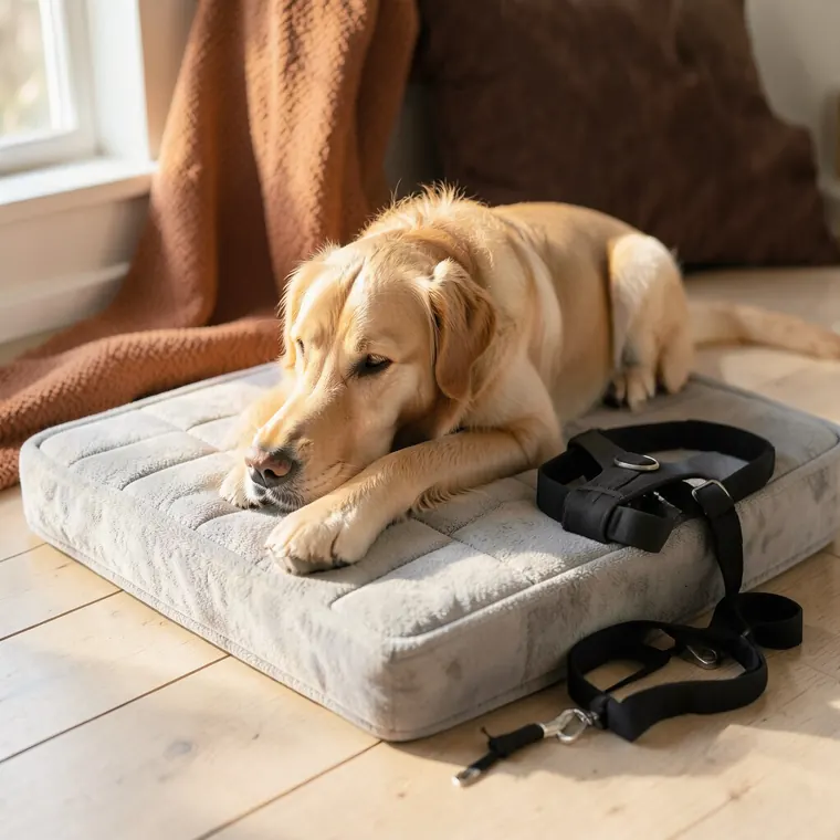 Dog comfort and walking accessories
