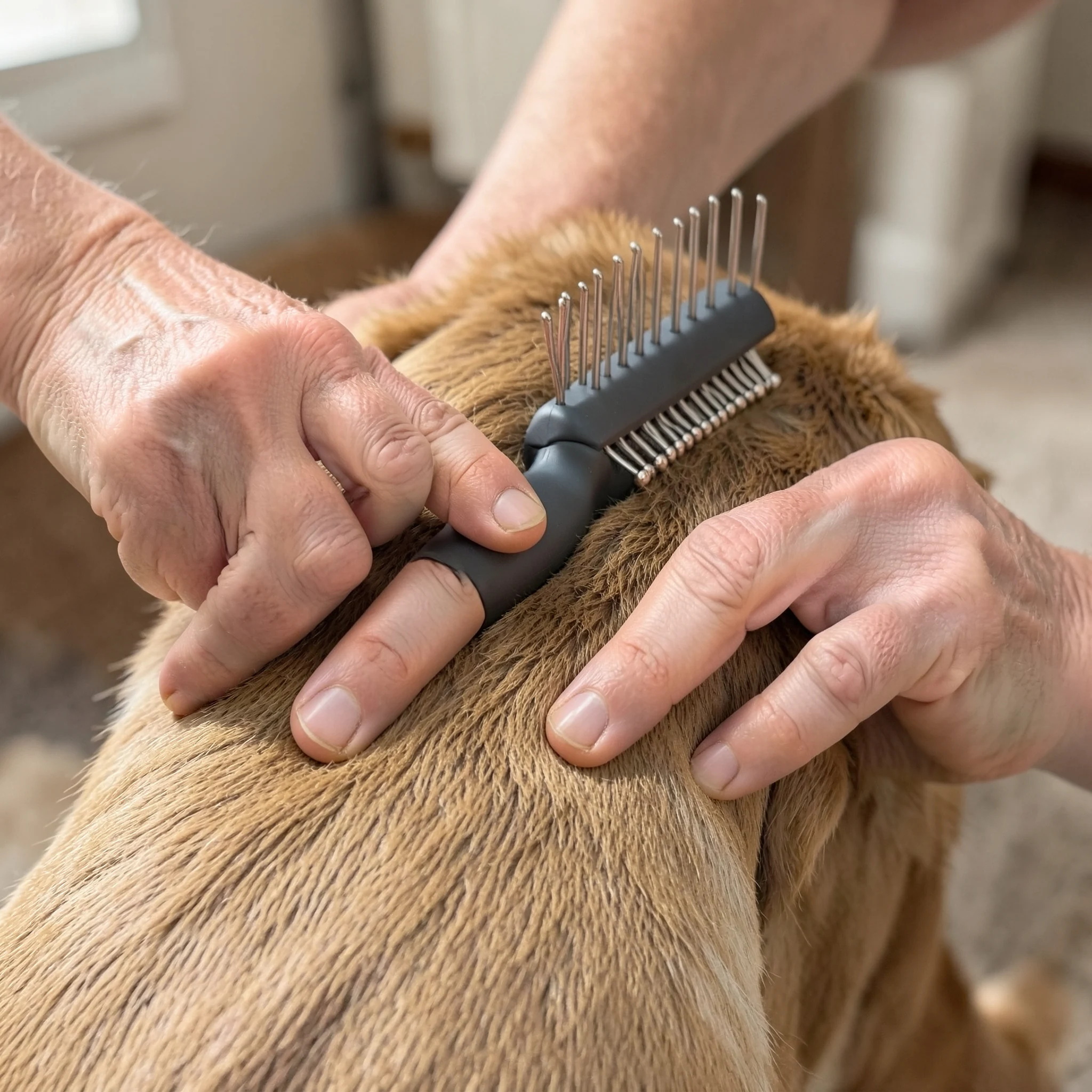 Two-Sided Pet Grooming Brush - Image 5